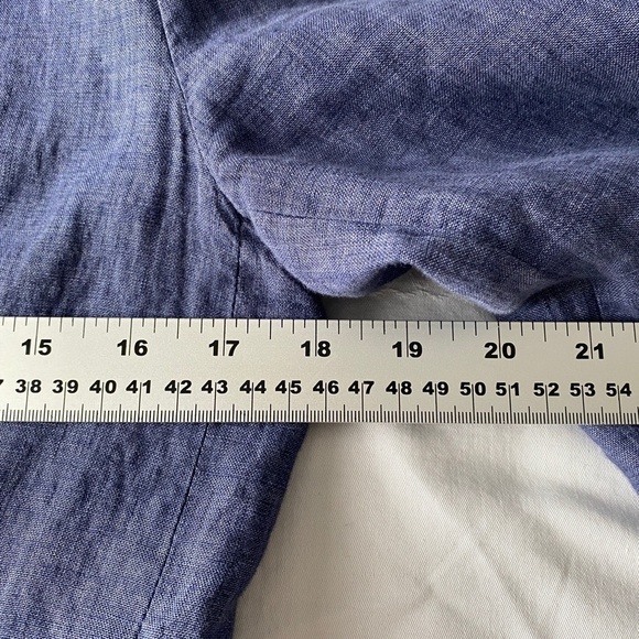 Zara Basic Women's Purplish-Blue‎ Single Button Blazer Size Medium - Picture 7 of 10